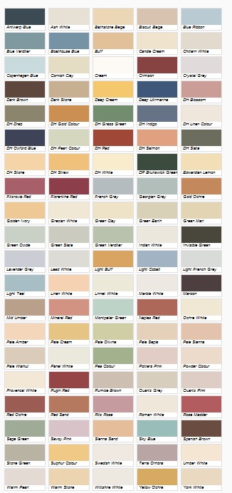 Dulux Colour Chart 2012
